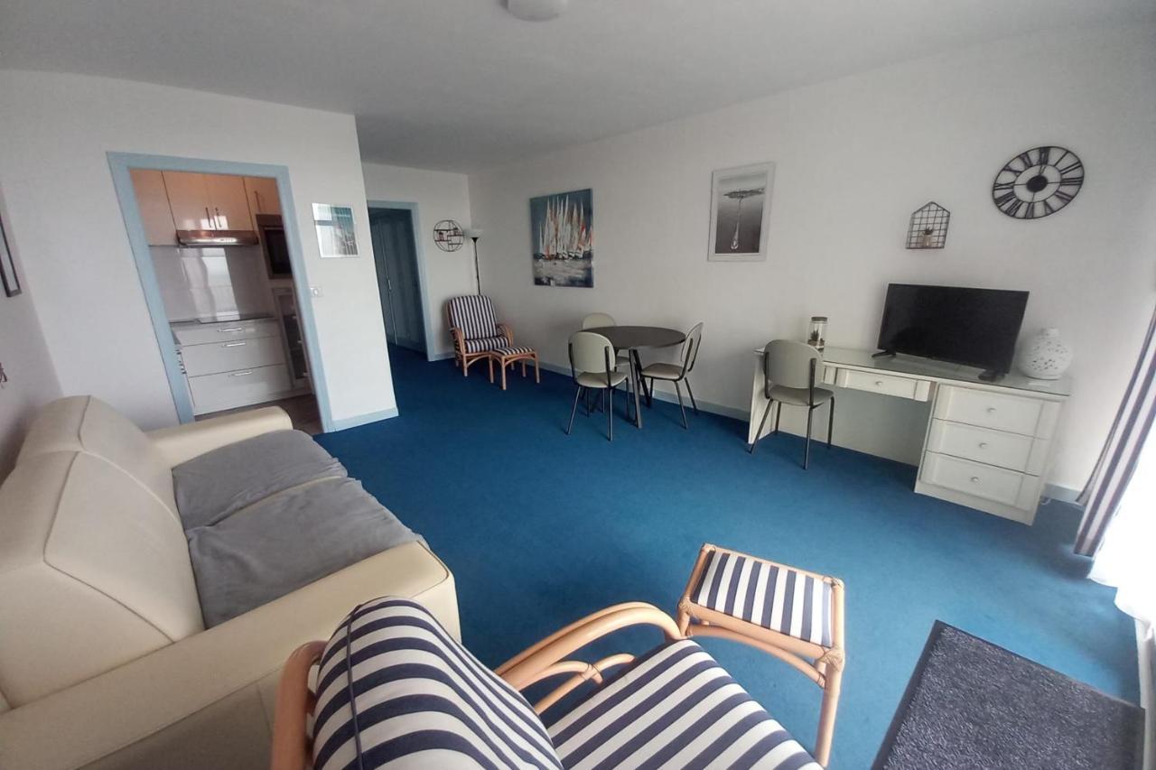 Grand Studio Vue Mer Dans Residence Des 3 Iles Pres De La Thalasso Quiberon Dış mekan fotoğraf